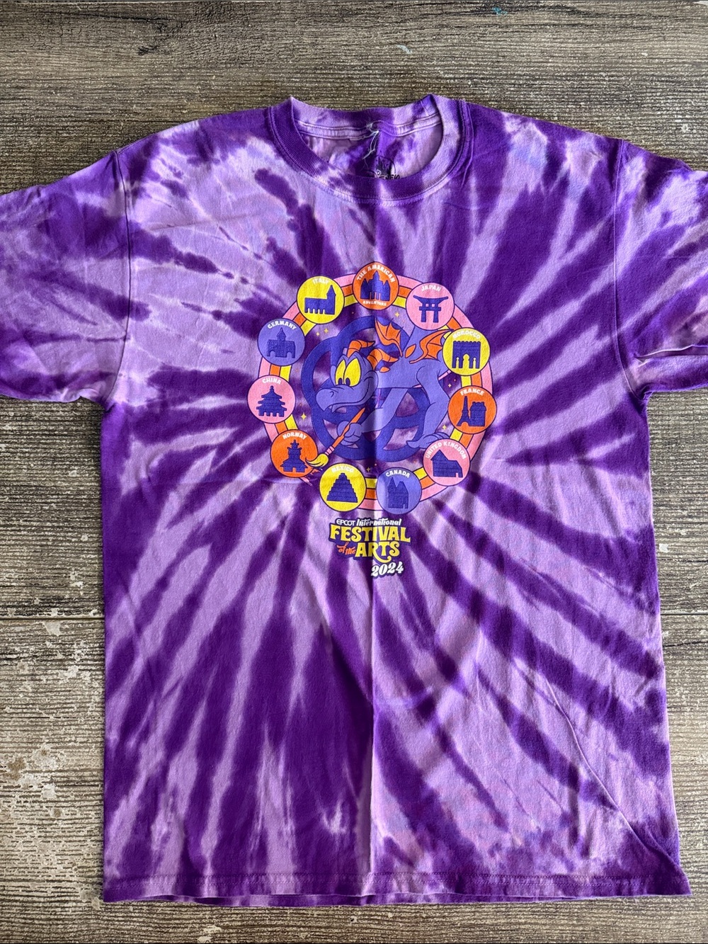 Walt Disney World Epcot Festival of the Arts 2024 pass holder exclusive t-shirt